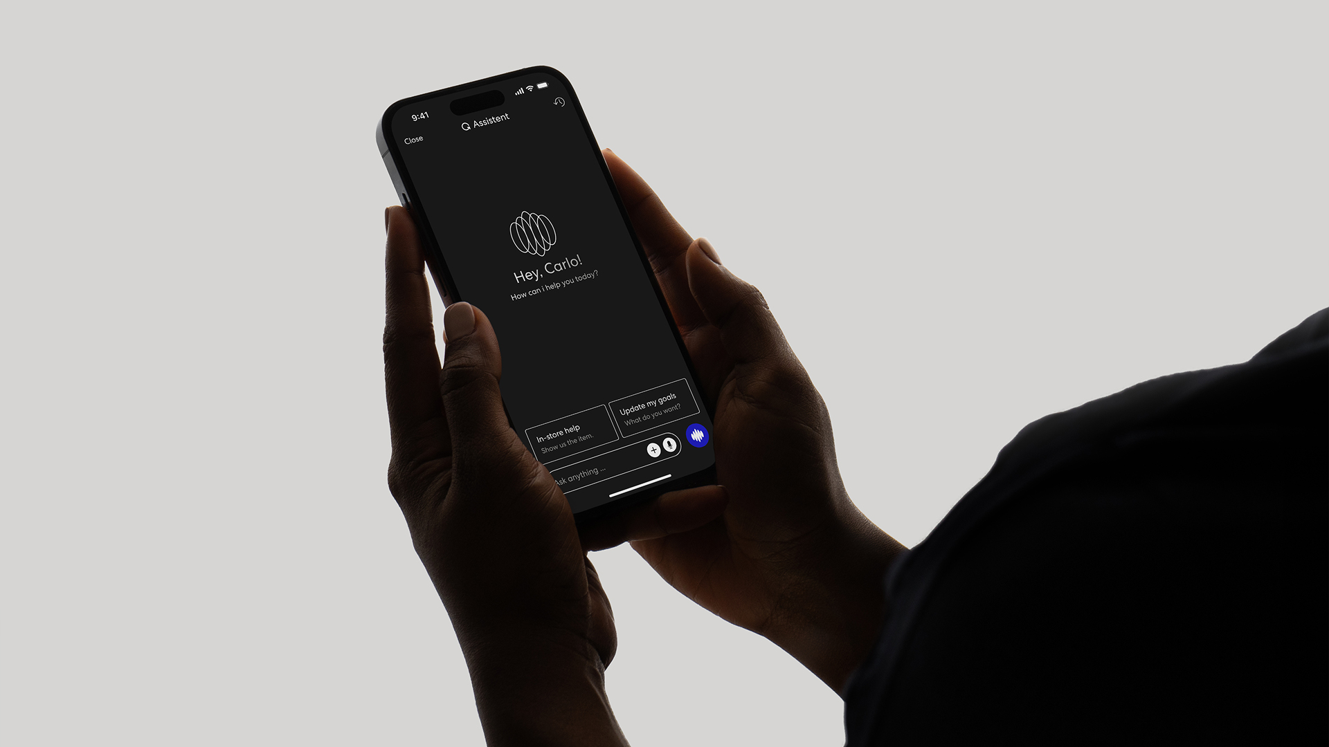 Grit App Chatbot Screendesign