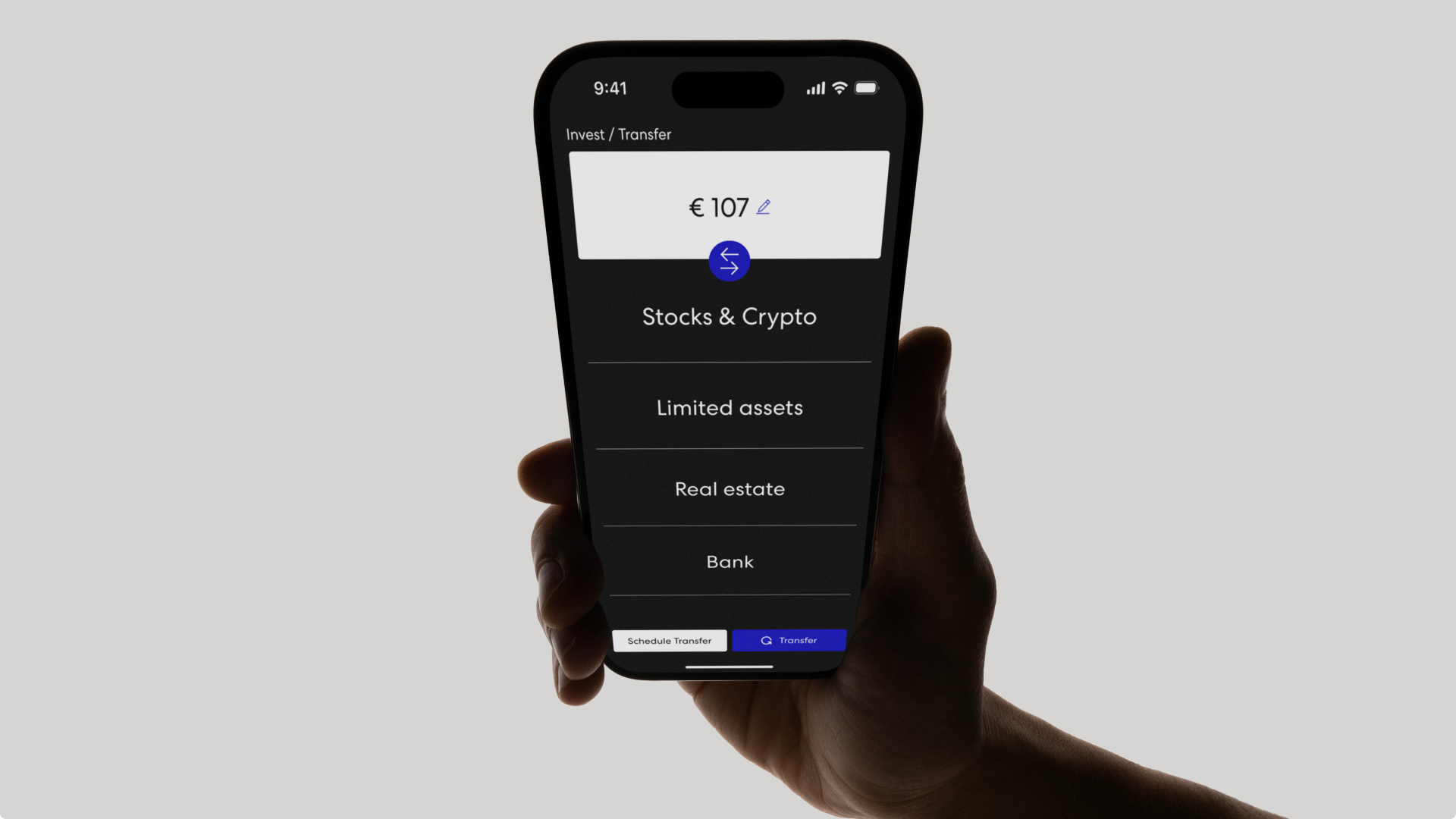Grit App Investment Screendesign