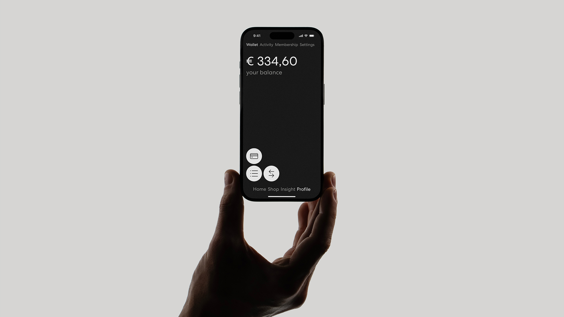 Grit App Profile Screendesign